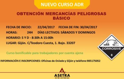 CURSO: Obtención mercancías peligrosas básico