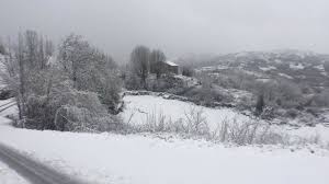 Aviso de nevadas para mañana 27 de febrero