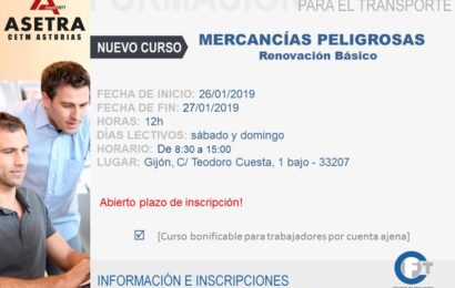 Curso de Renovación de Mercancías Peligrosas