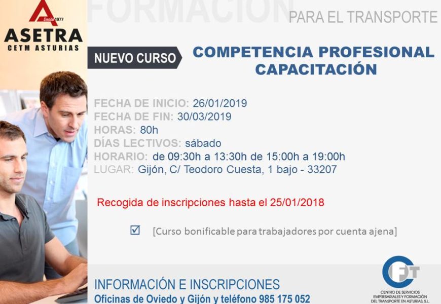 Curso Competencia Profesional Capacitación Curso Competencia Profesional Capacitación