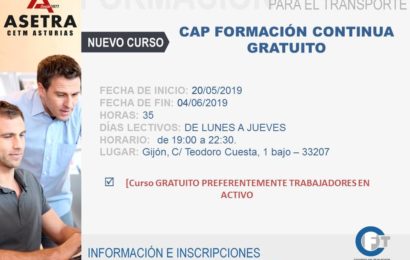 Cap formación continua gratuito