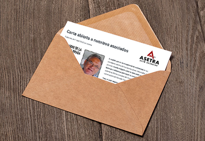 Carta abierta a nuestros asociados Carta abierta a nuestros asociados