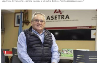 «La solución tiene que ser de urgencia», señala Ovidio de la Roza, líder de Asetra