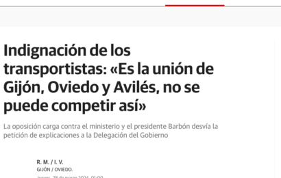 Indignación de los transportistas: «Es la unión de Gijón, Oviedo y Avilés, no se puede competir así»