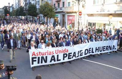 Asturias por el fin del peaje del Huerna: un clamor popular