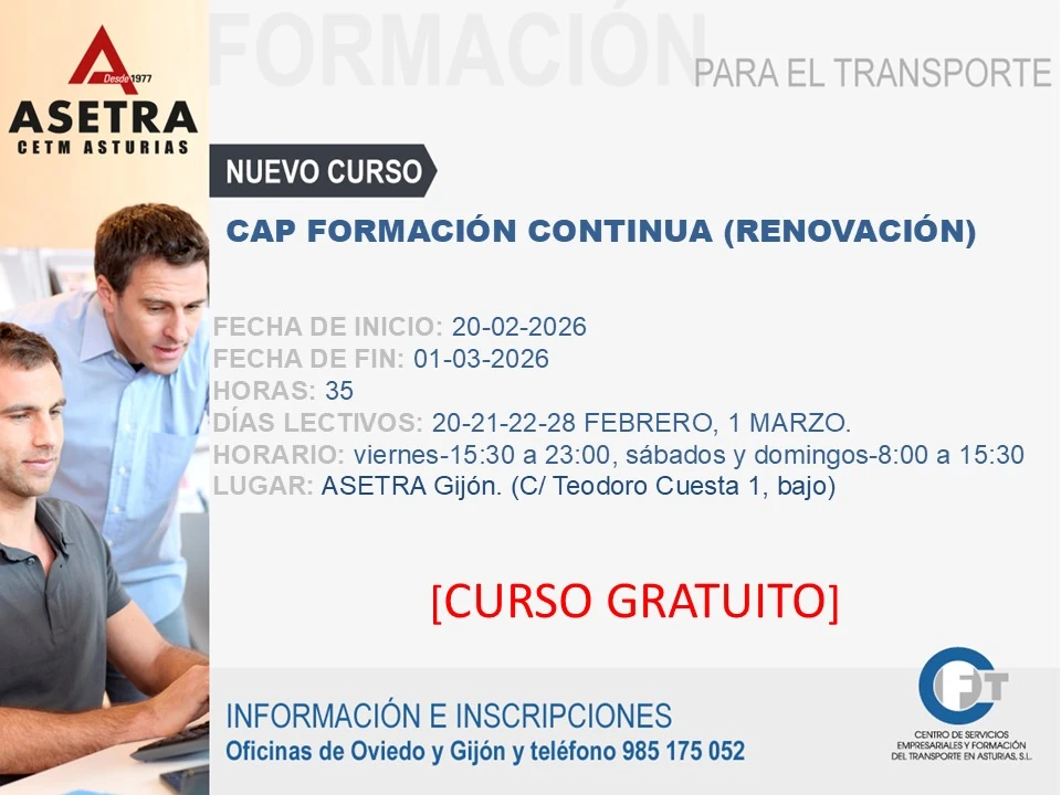 Formación CAP febrero 2026