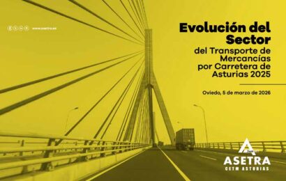 Informe Evolución del Sector: Los camiones asturianos movieron 31 millones de toneladas en 2025 Informe Evolución del Sector: Los camiones asturianos movieron 31 millones de toneladas en 2025