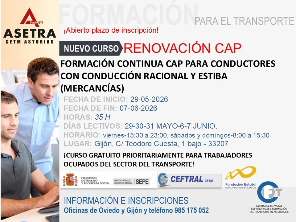 CAP estiba mayo 2026