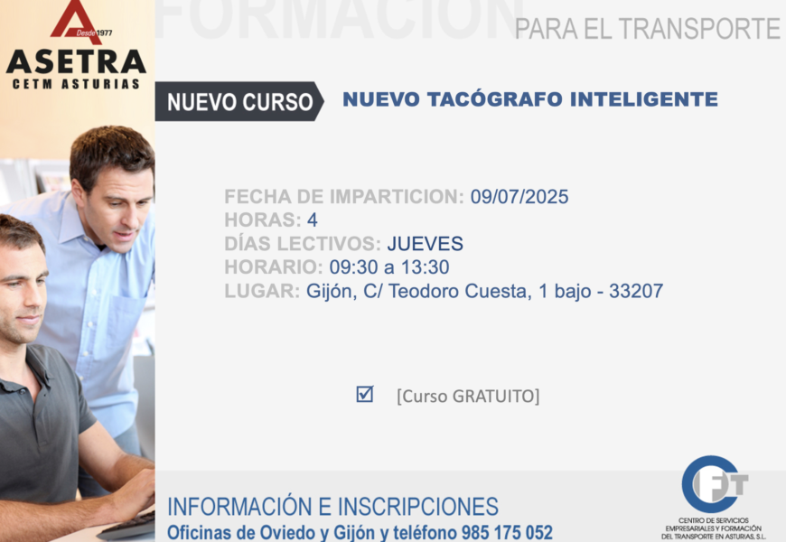 CURSO: NUEVO TACÓGRAFO INTELIGENTE