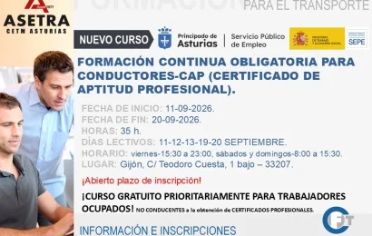CURSO: Formación continuada obligatoria para conductores-CAP